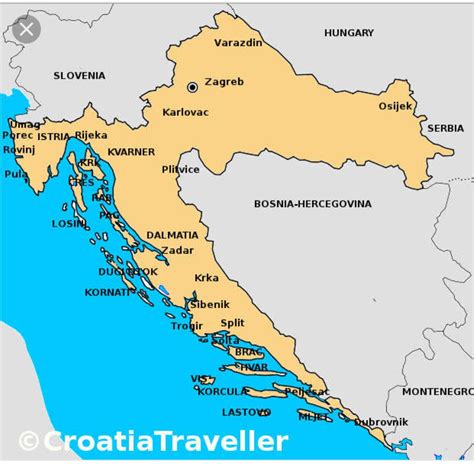 croatia time now|croatian coast map.
